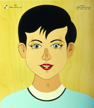 Wooden Knobs Puzzles – E72515010 – Boy’s Face