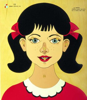 Wooden Knobs Puzzles – E72515020 – Girl’s Face